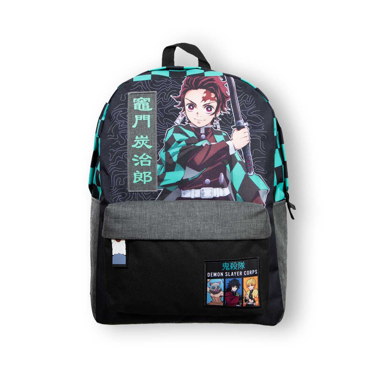 Demon Slayer Tanjiro Kamado Checkered Backpack