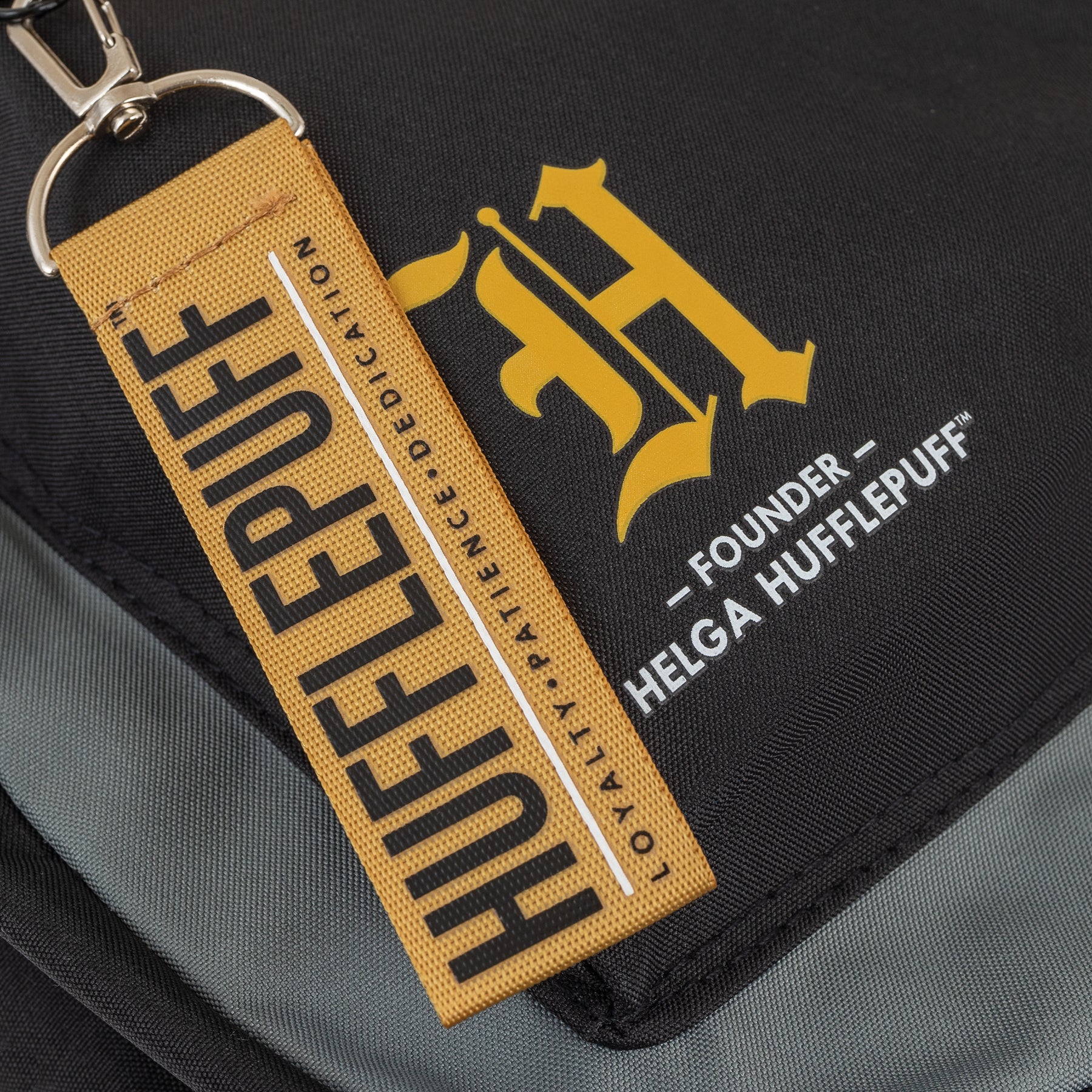 Harry Potter Hufflepuff Mixblock Backpack with Webbing Puller