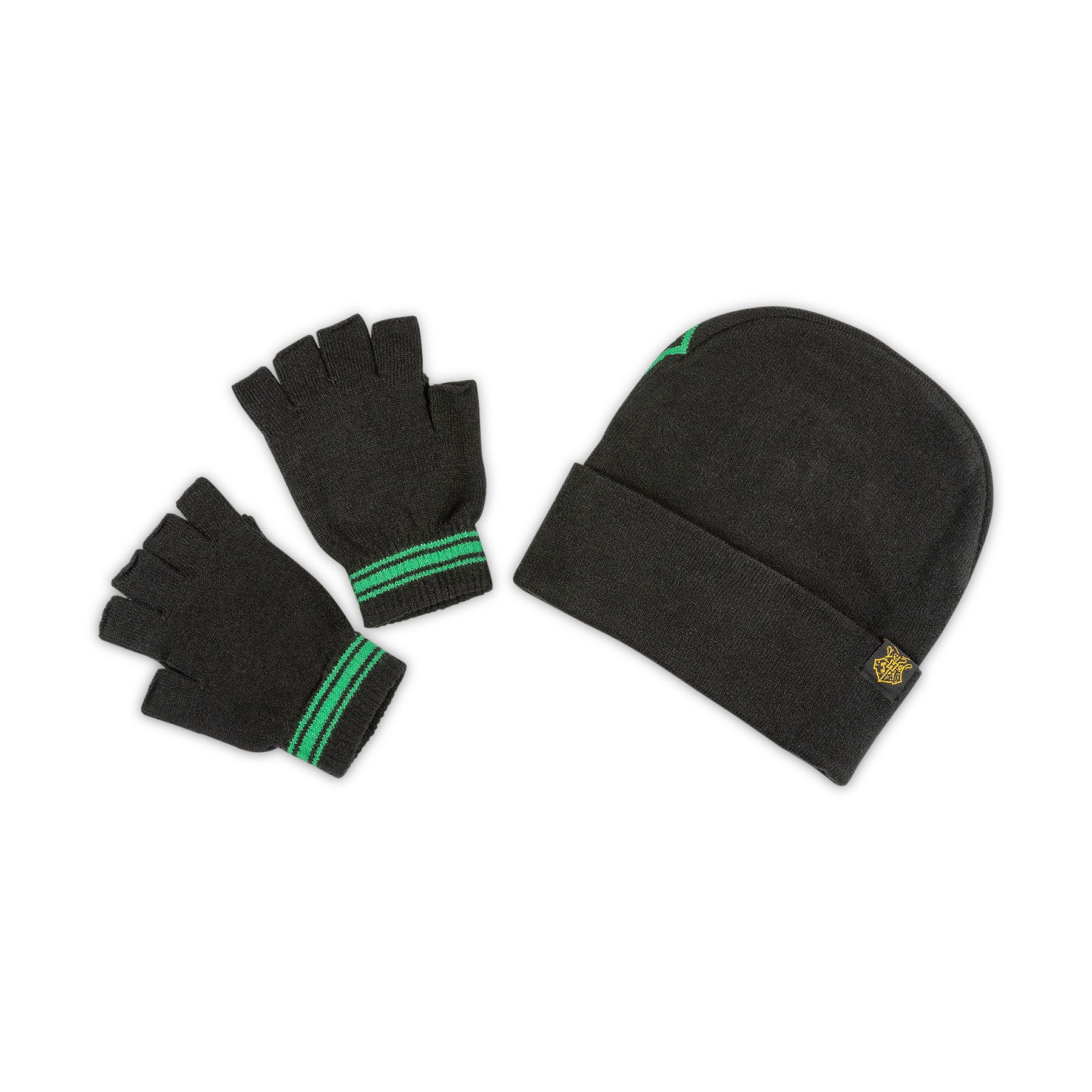 Harry Potter Slytherin Adults Hat & Glove Mitt Combo Set