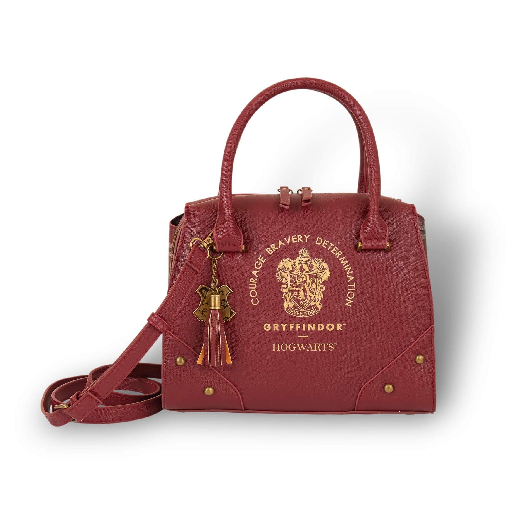 Harry Potter Gryffindor Luxury Plaid Top Handbag