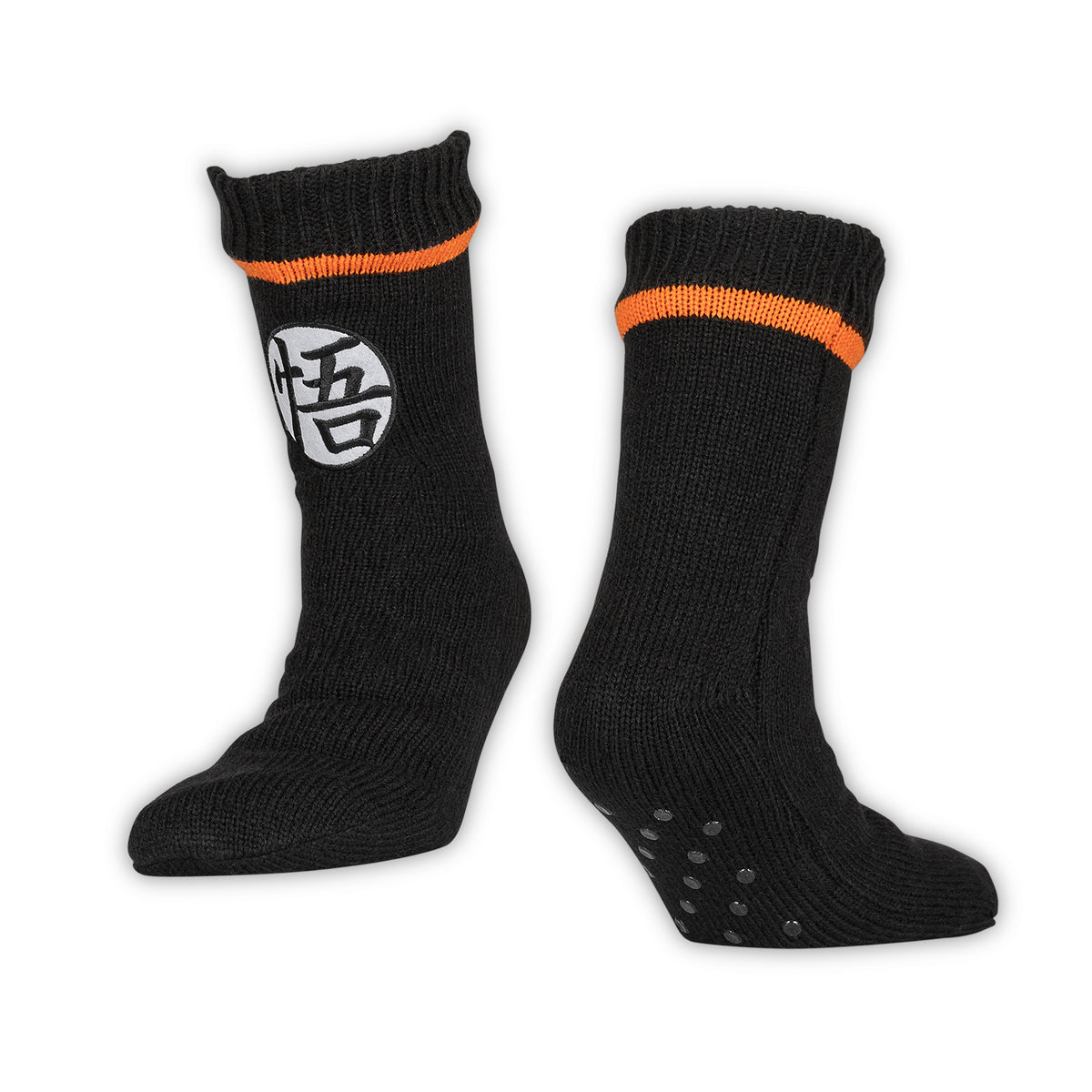 Dragon Ball Z Goku Kanji Adults Slipper Socks