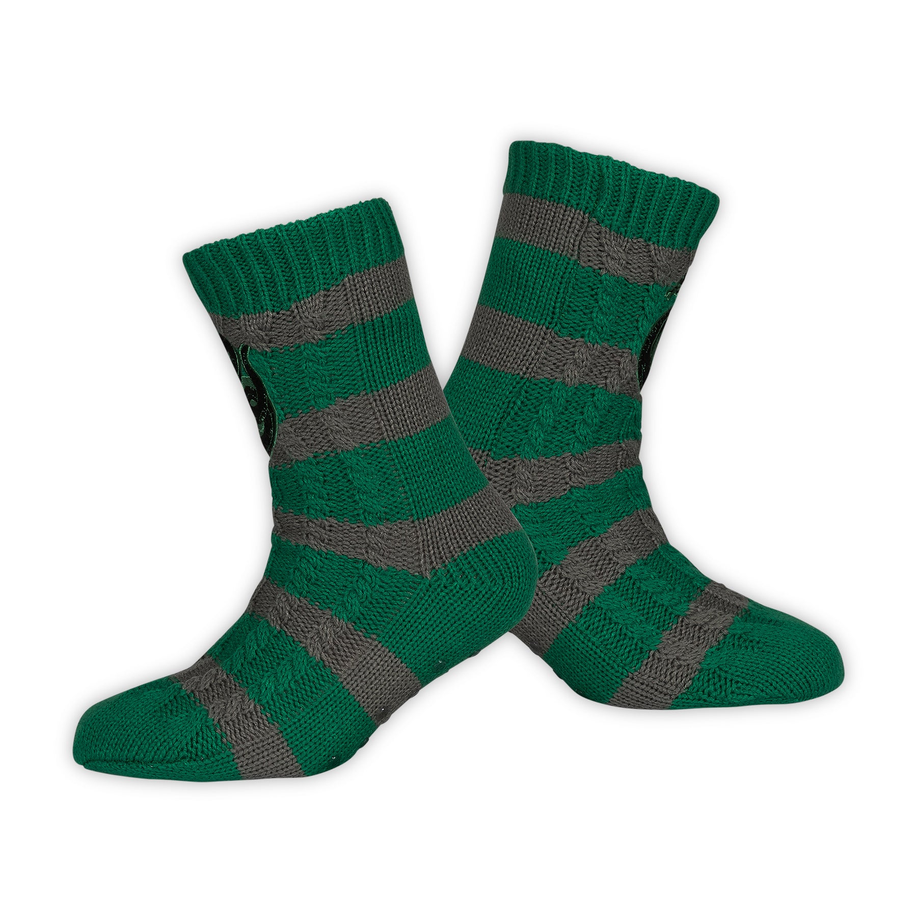 Harry Potter Slytherin Hogwarts House Adults Slipper Socks