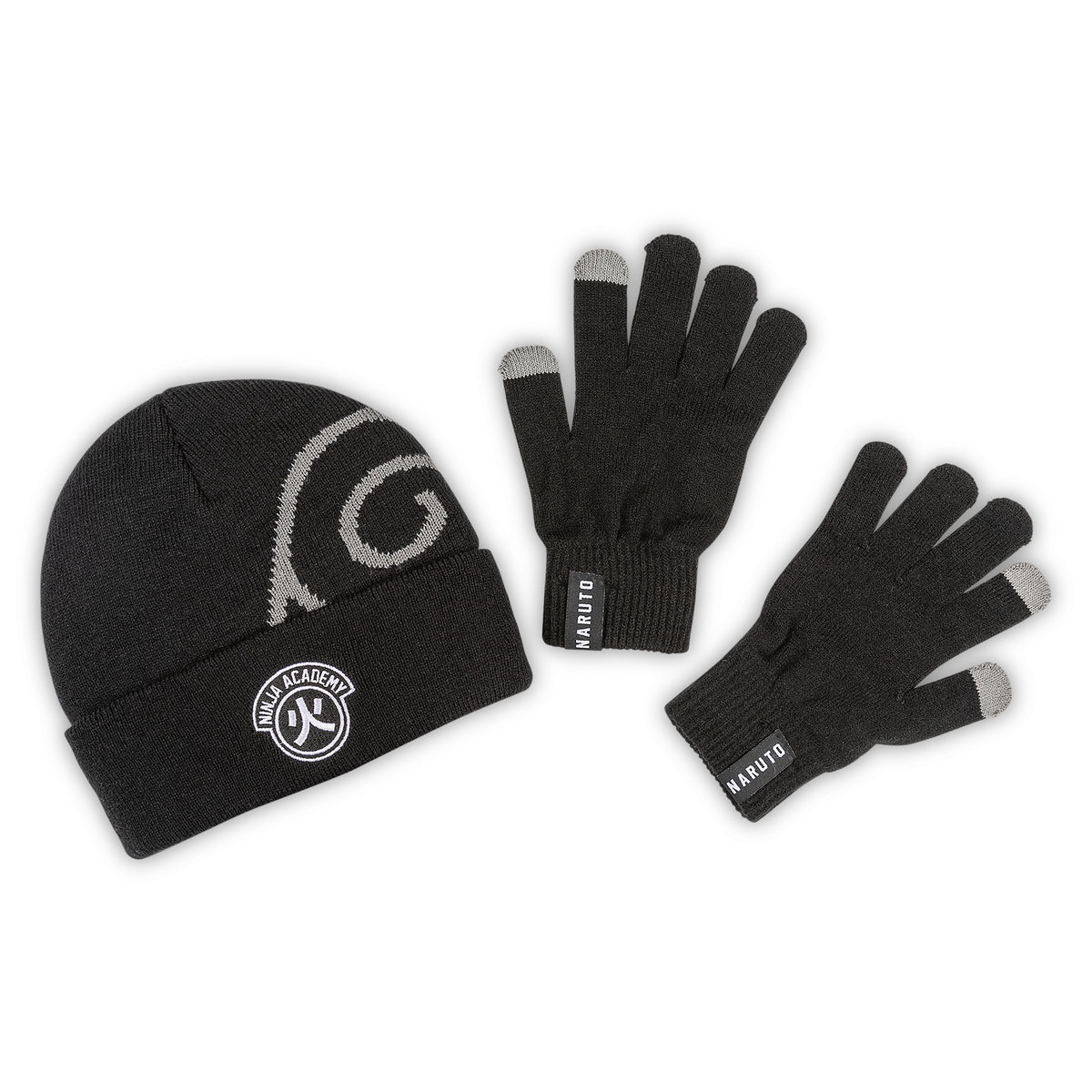Naruto Leaf Village Symbol Adults Beanie & Glove Set