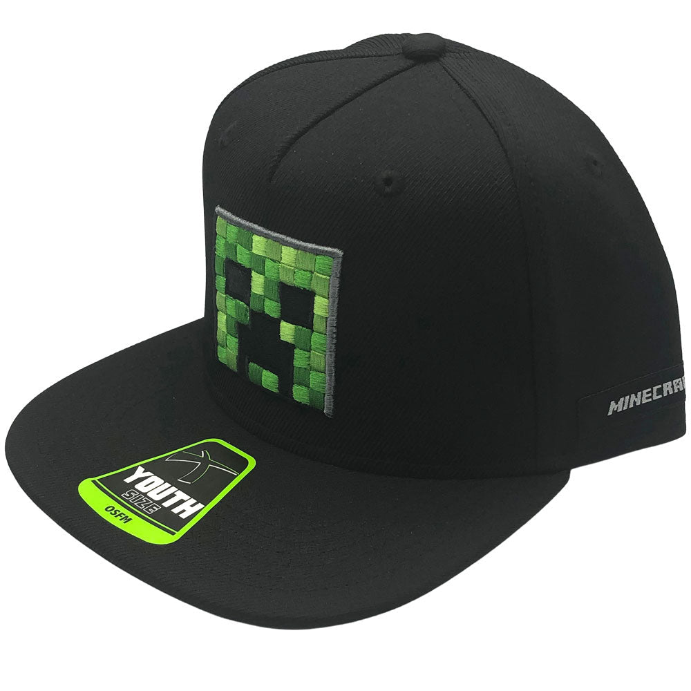 Minecraft Creeper Face Youth Cap