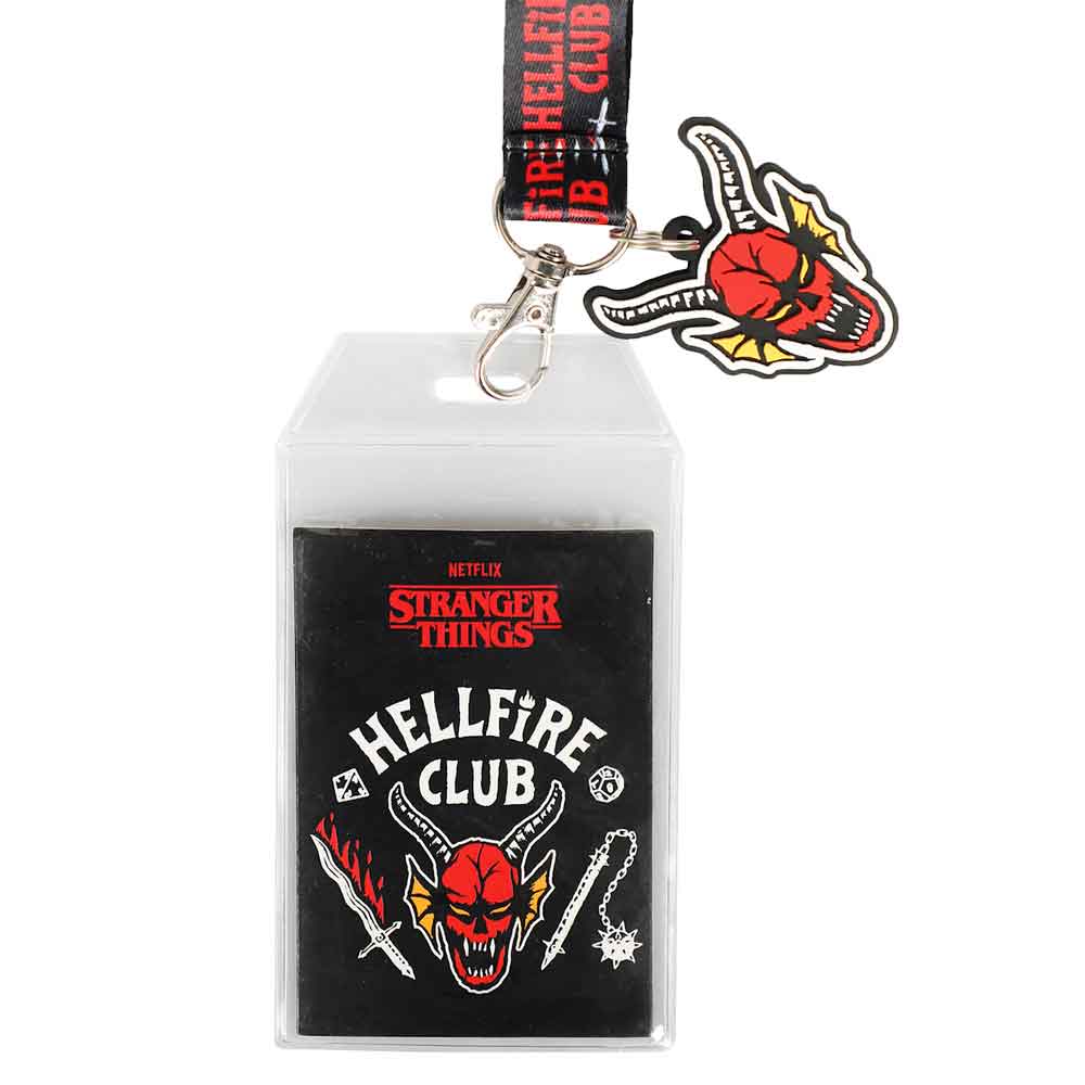Stranger Things Hellfire Club Lanyard