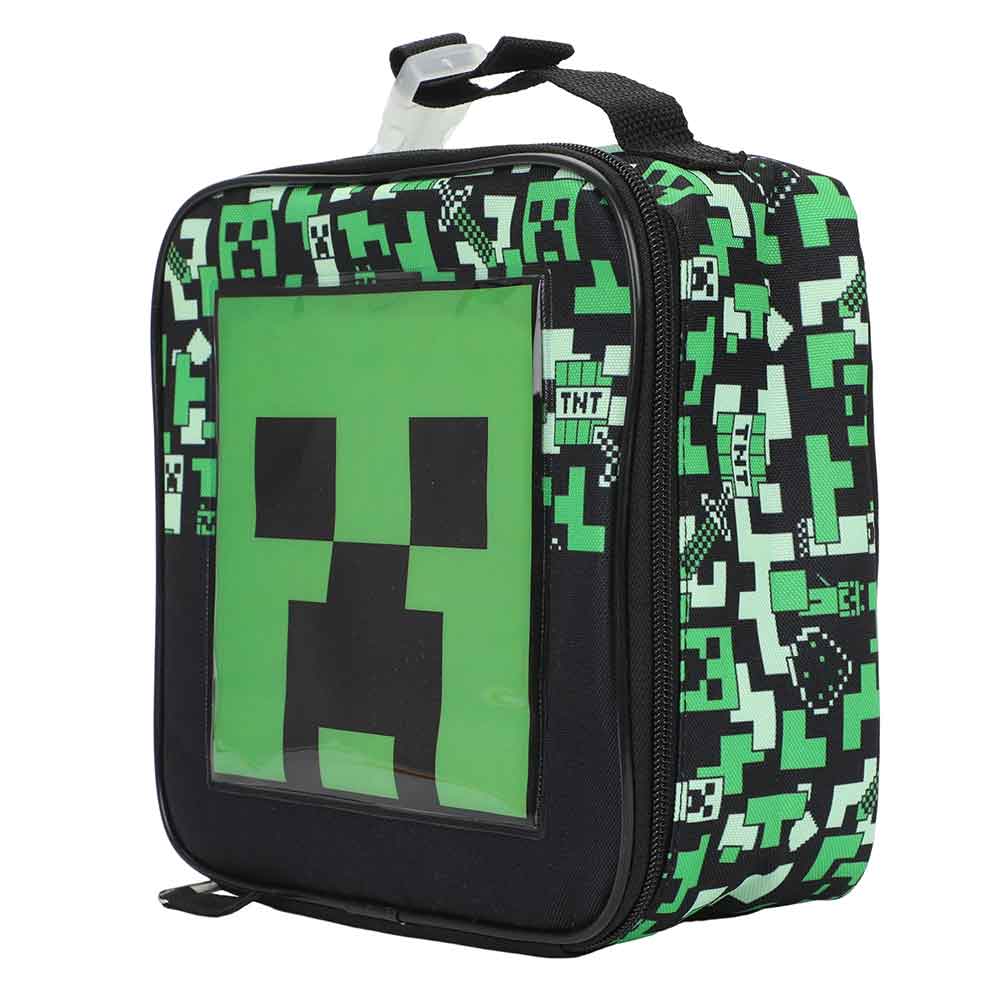 Minecraft Creeper Insulated Lunch Tote