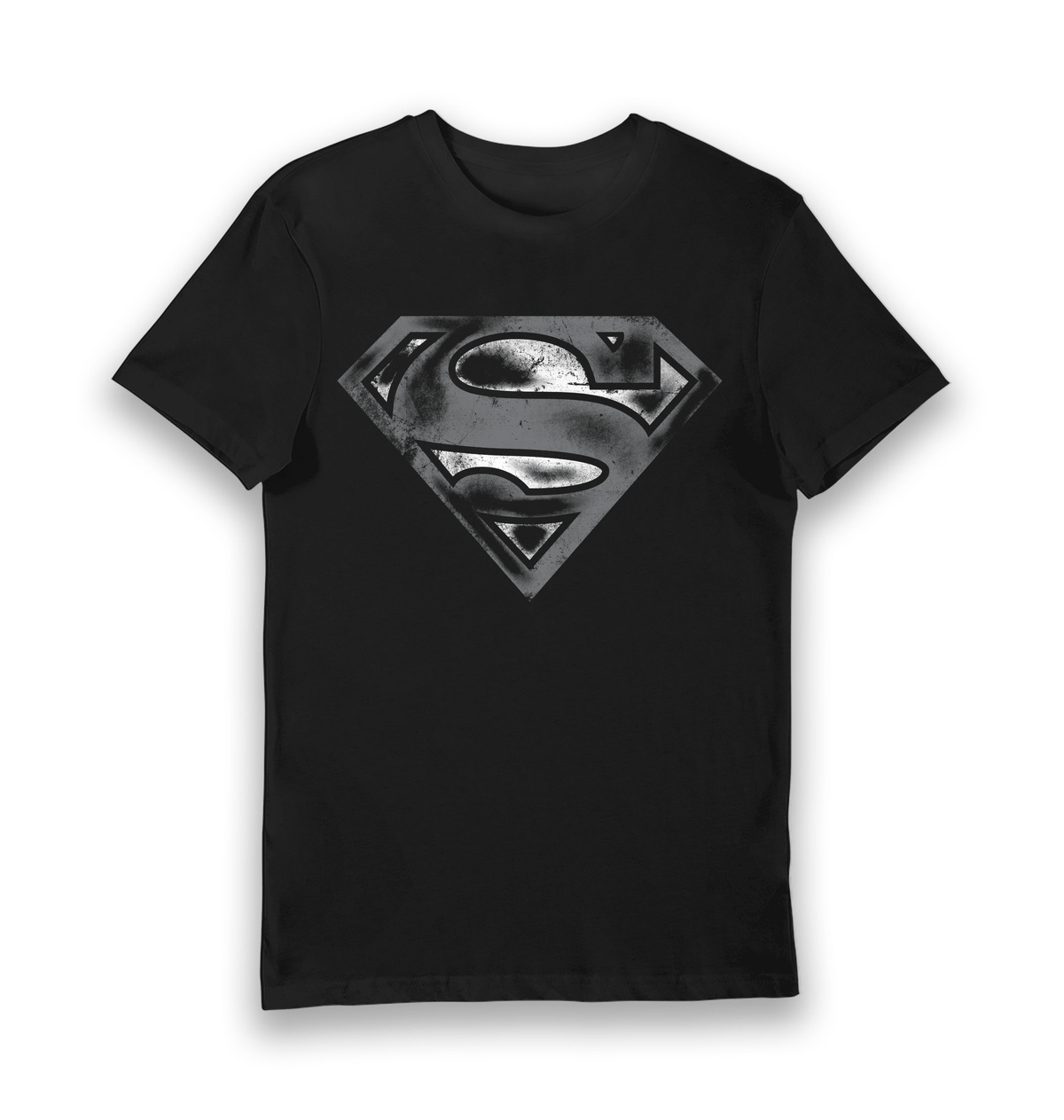 Black Printed T-shirt Front