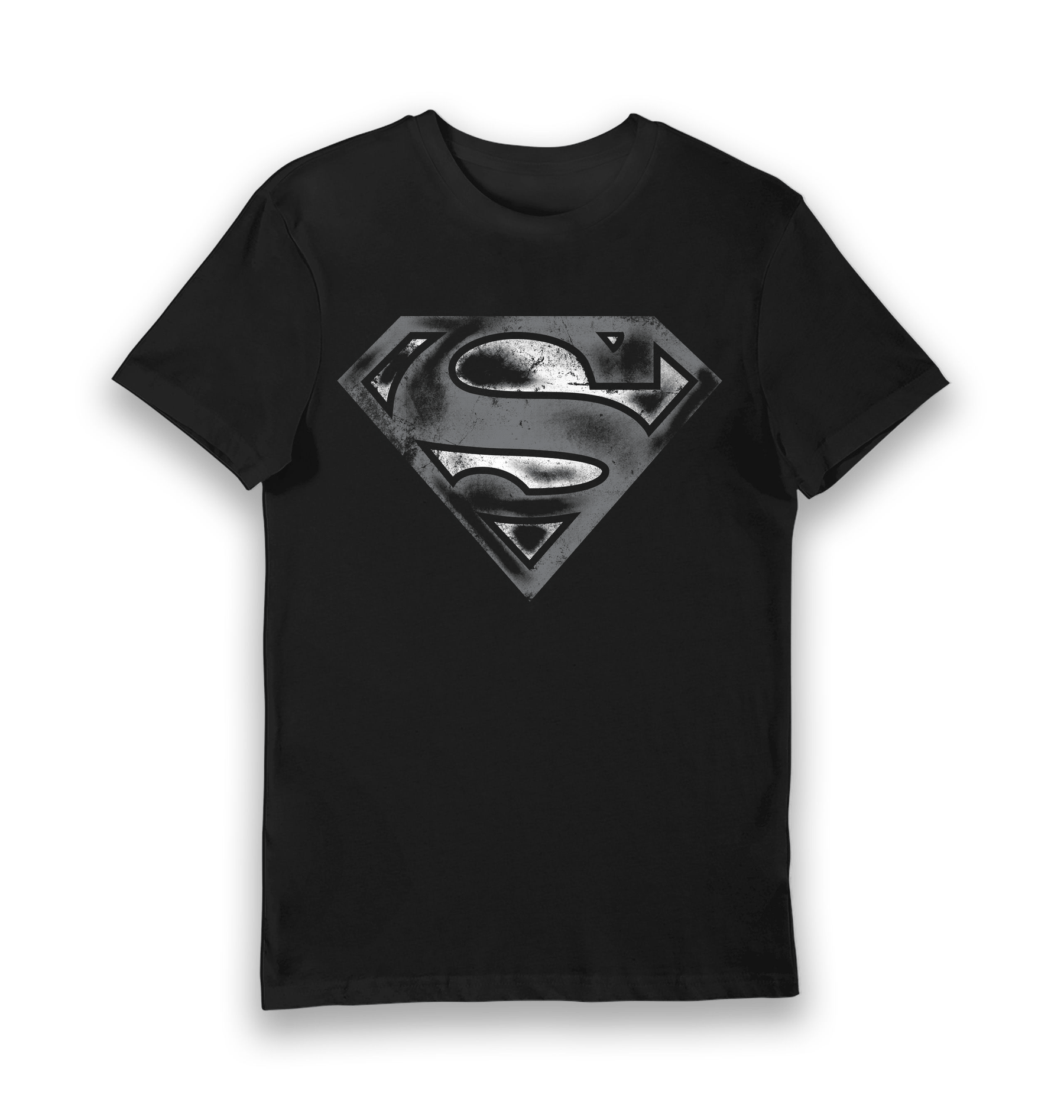 Black Printed T-shirt Front