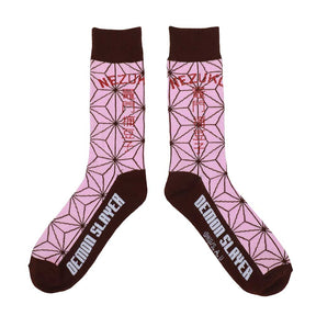 Demon Slayer Patterns 5 Pair Crew Socks