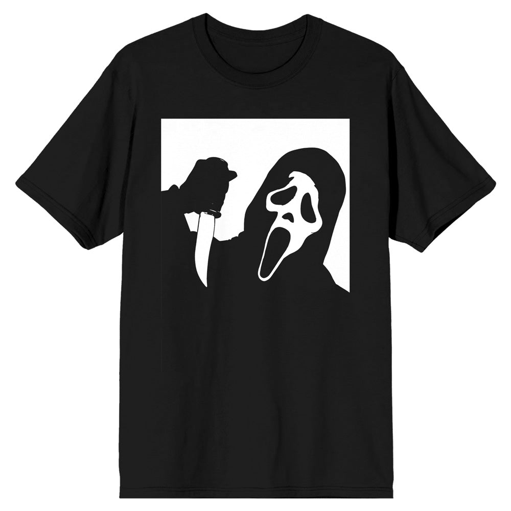 Ghost Face White Silhouette Unisex T-Shirt