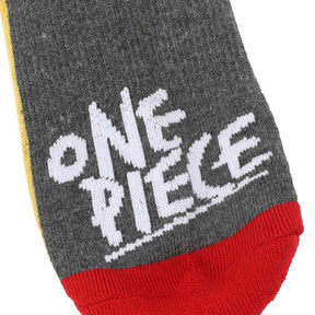 One Piece Straw Hat Pirates Adult 3 Pair Crew Socks