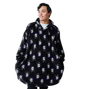 Ghost Face Hoodie Blanket