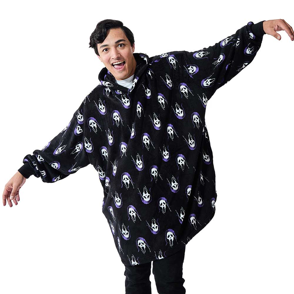 Ghost Face Hoodie Blanket