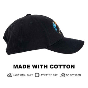 One Piece Buggy Embroidered Curved Bill Snapback
