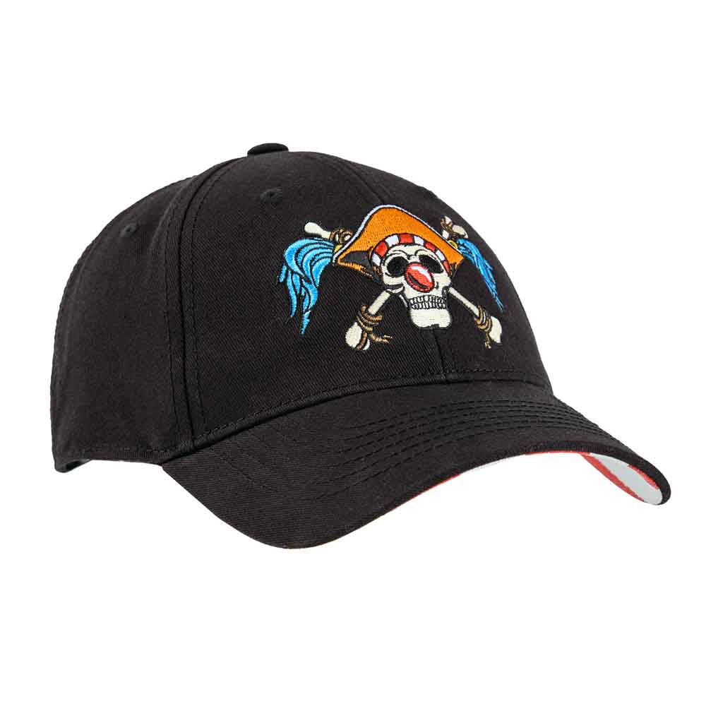 One Piece Buggy Embroidered Curved Bill Snapback