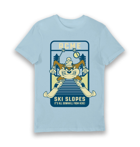 Light Blue Printed T-shirt Front