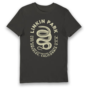 Linkin Park Snake Grey Wash Adults T-Shirt