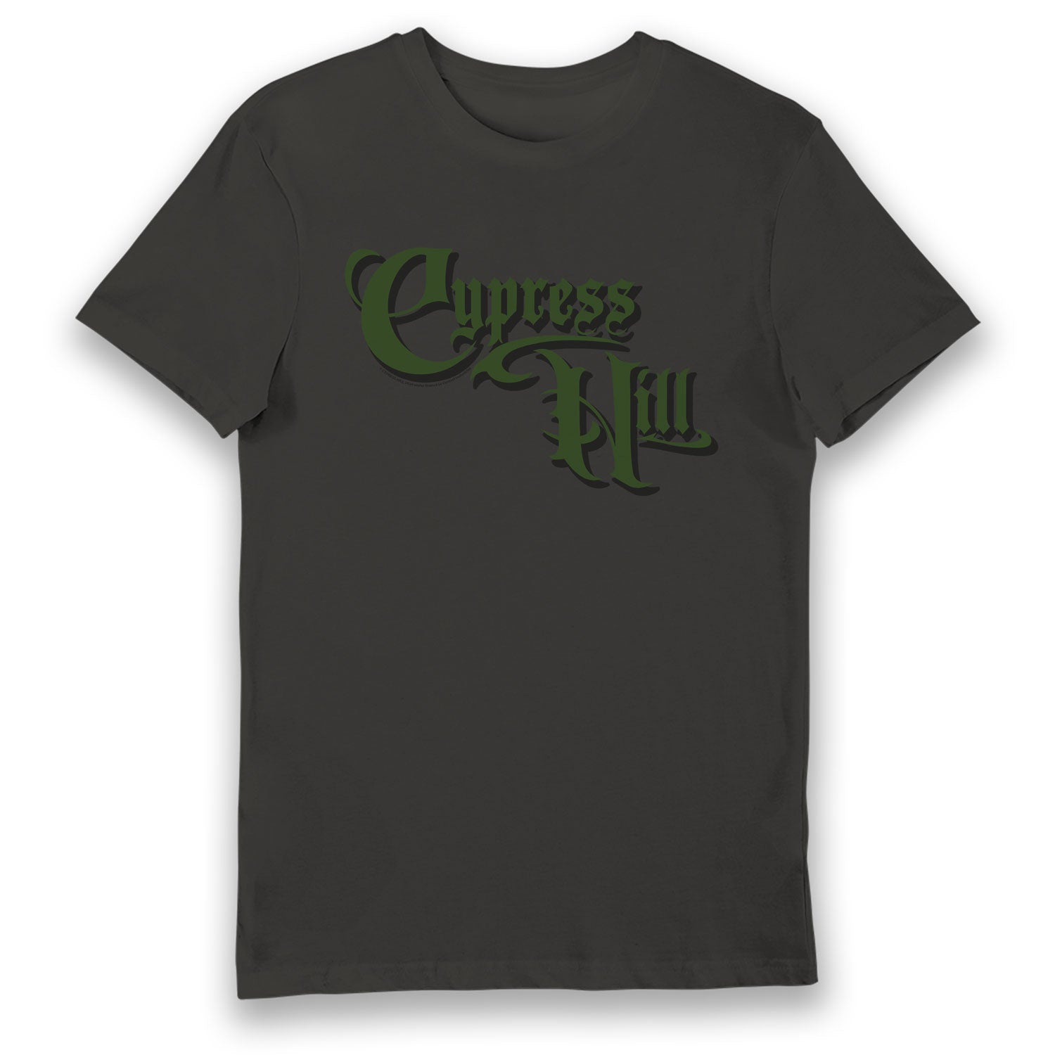 Cypress Hill Logo Adults T-Shirt Grey Wash
