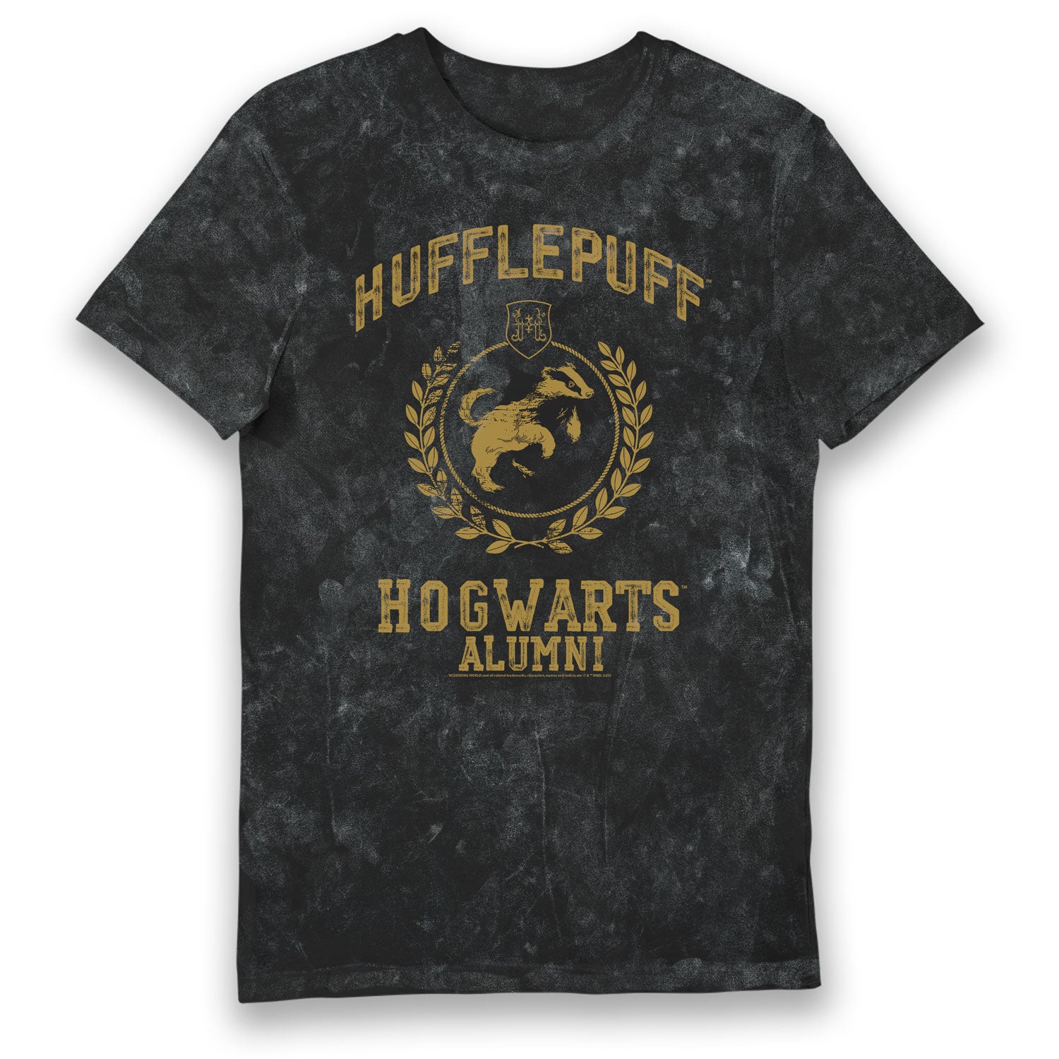 Harry Potter Hufflepuff Hogwarts Alumni Vintage Style Adults T-Shirt