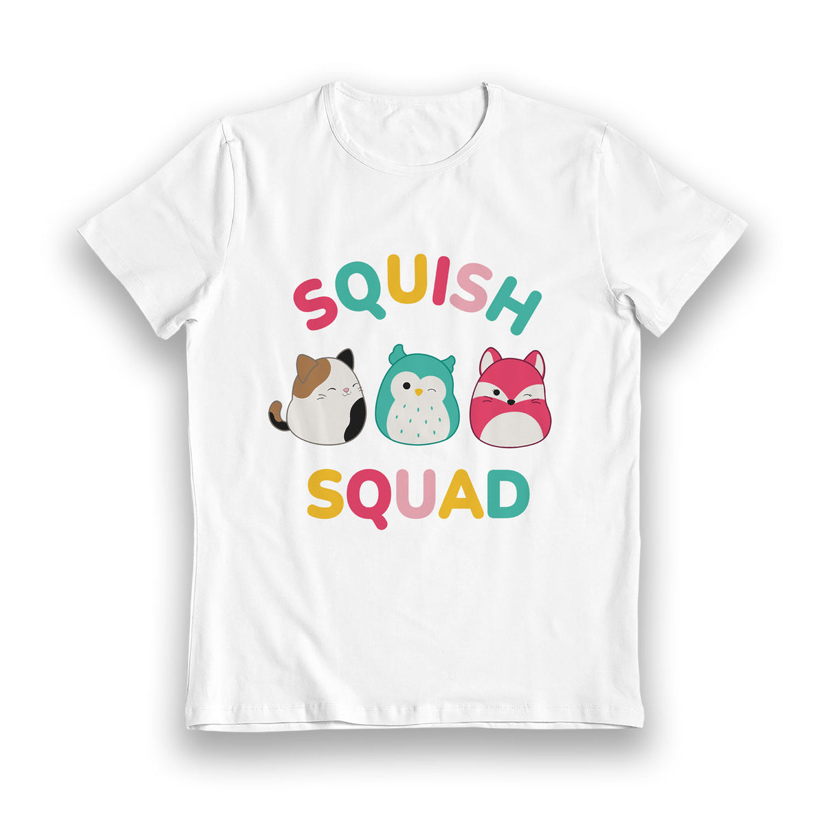 Squishmallows Squish Squad White Kids T-Shirt