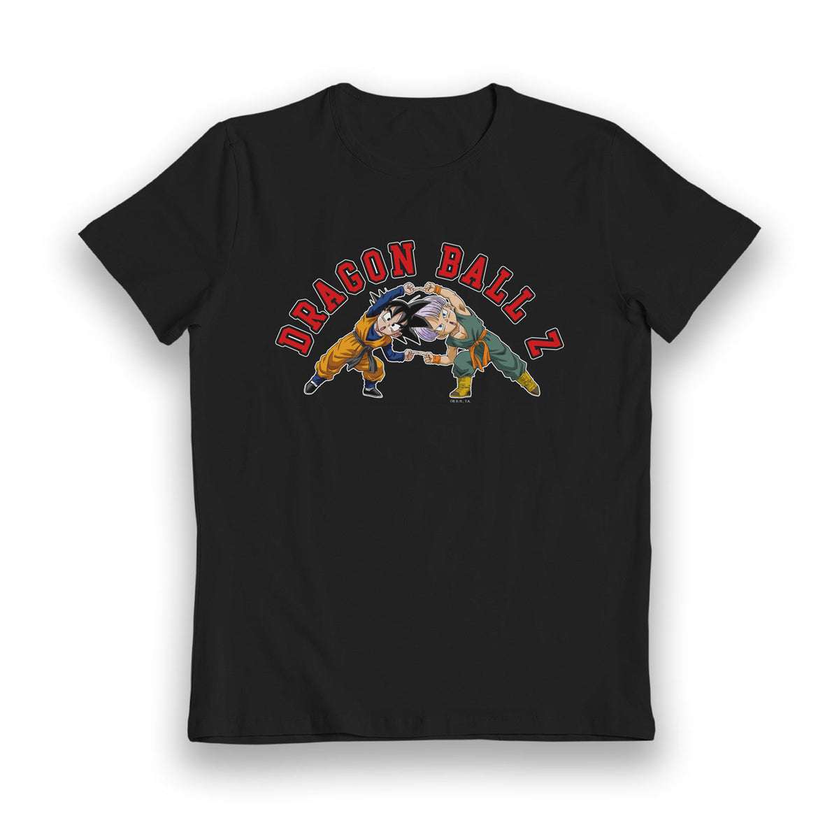 Dragon Ball Z Chibi Goku & Kid Trunks Kids Black T-Shirt