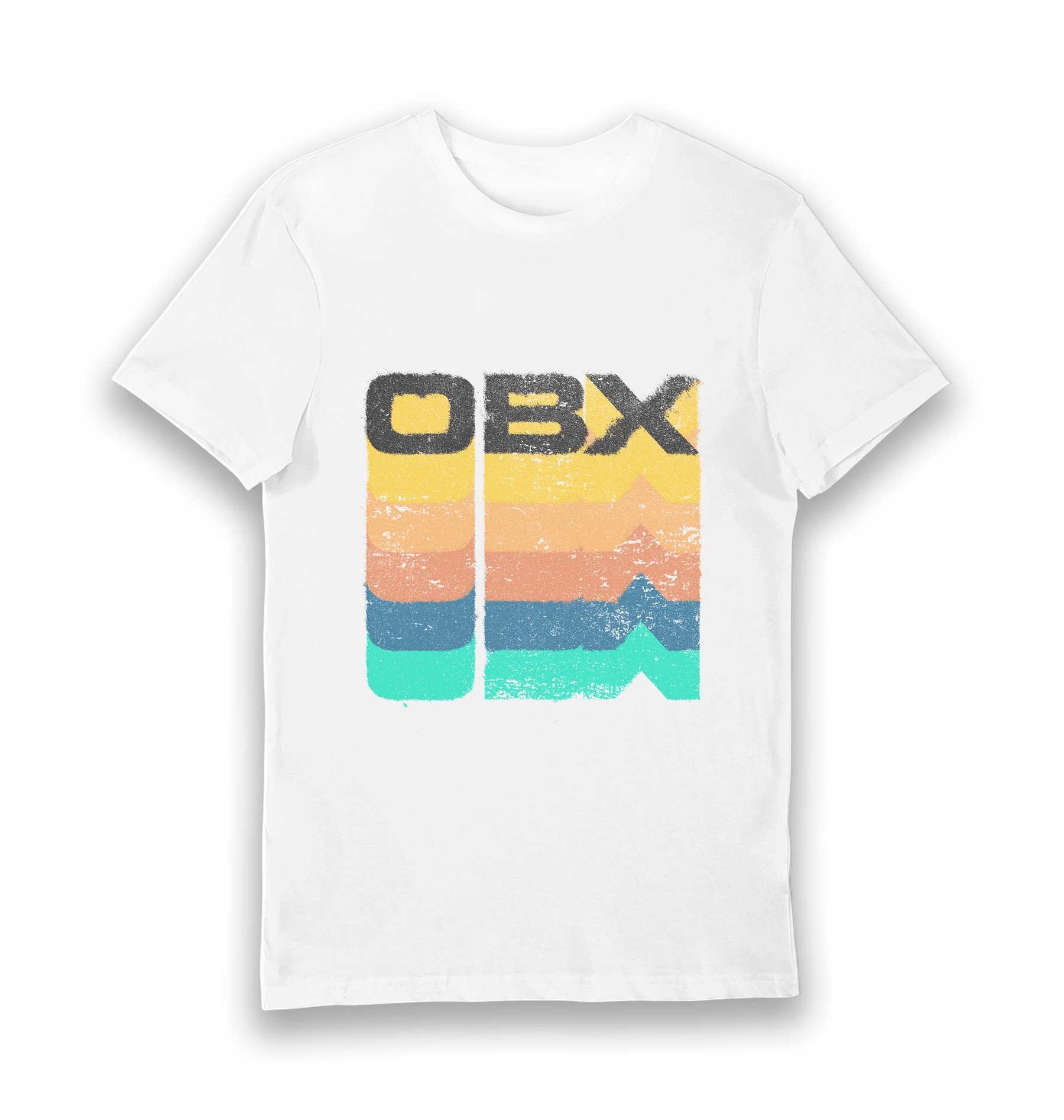 White Printed T-shirt Front
