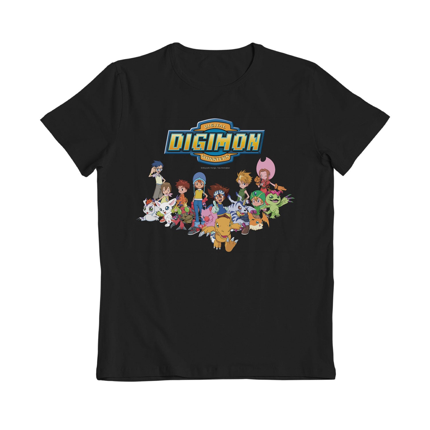 Digimon All Characters Black Kids T-Shirt