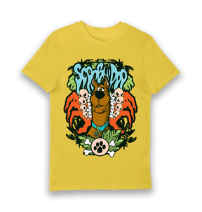 Yellow Printed T-shirt Front