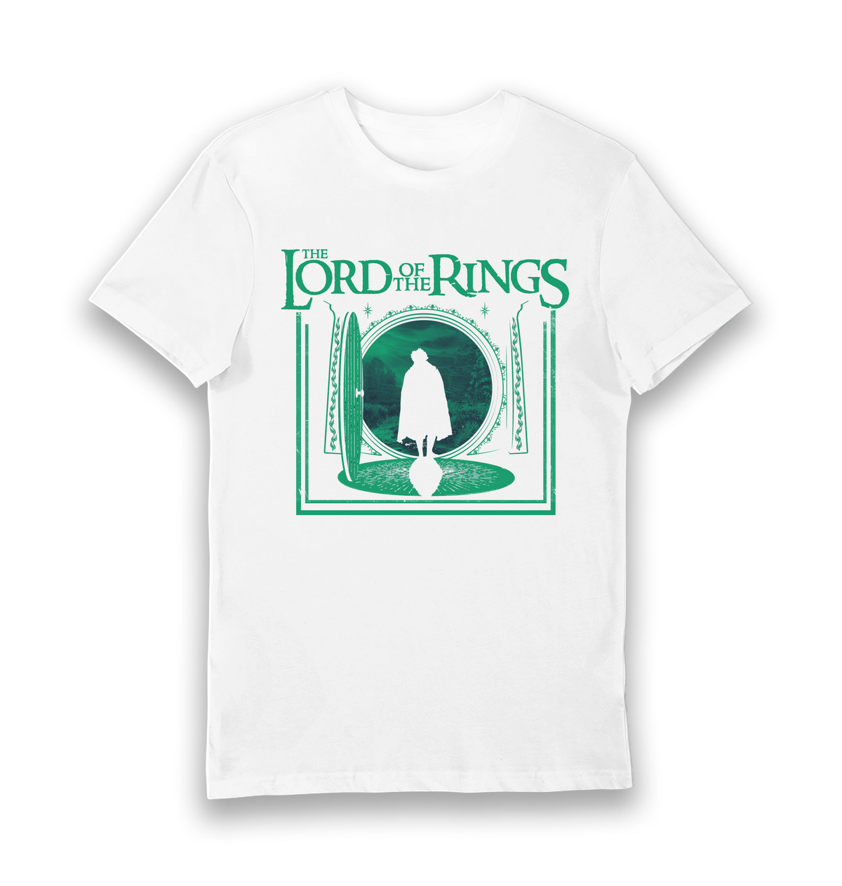 White Printed T-shirt Front