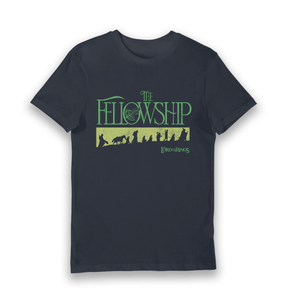 Navy Printed T-shirt Front