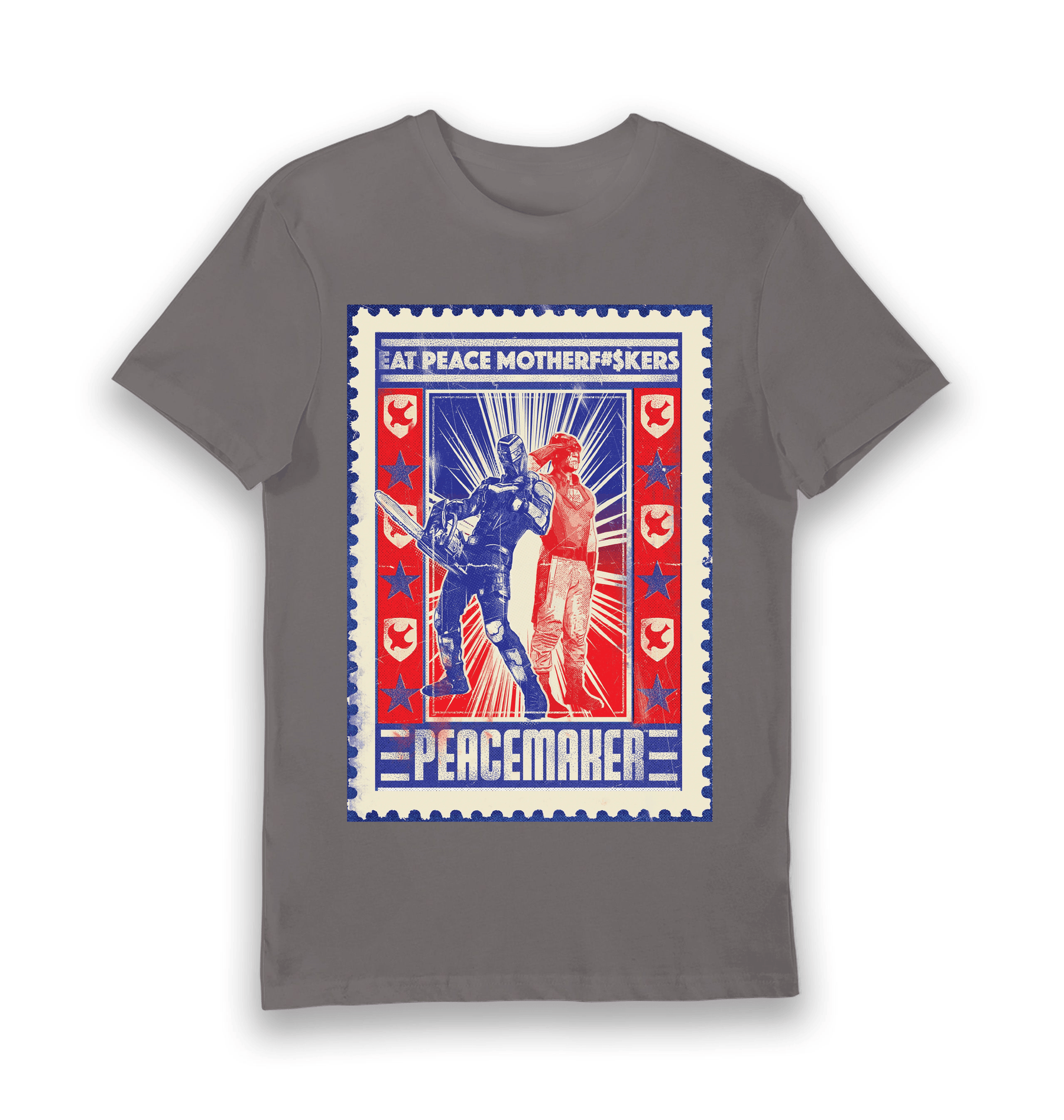 Charcoal Printed T-shirt Front