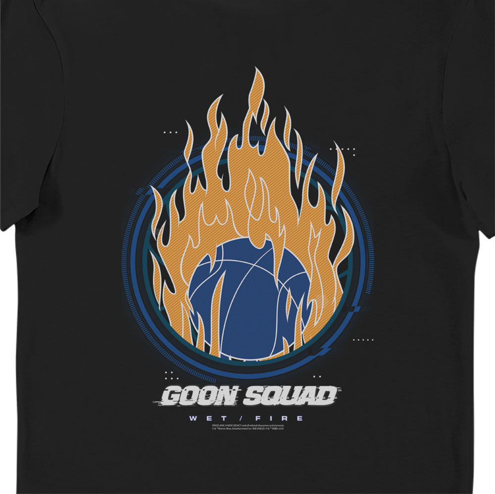 Space Jam A New Legacy Goon Squad Fire Ball Adults T-Shirt