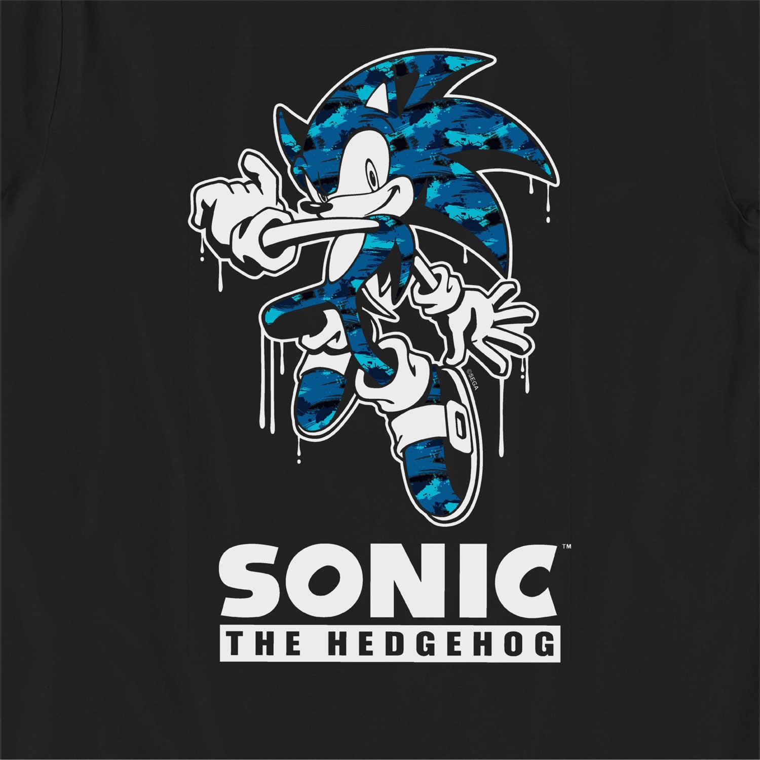 Sonic The Hedgehog Street Art Kids T-Shirt