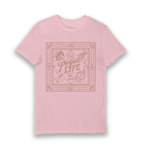 Pink Printed T-shirt Front
