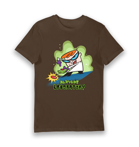 Brown Printed T-shirt Front
