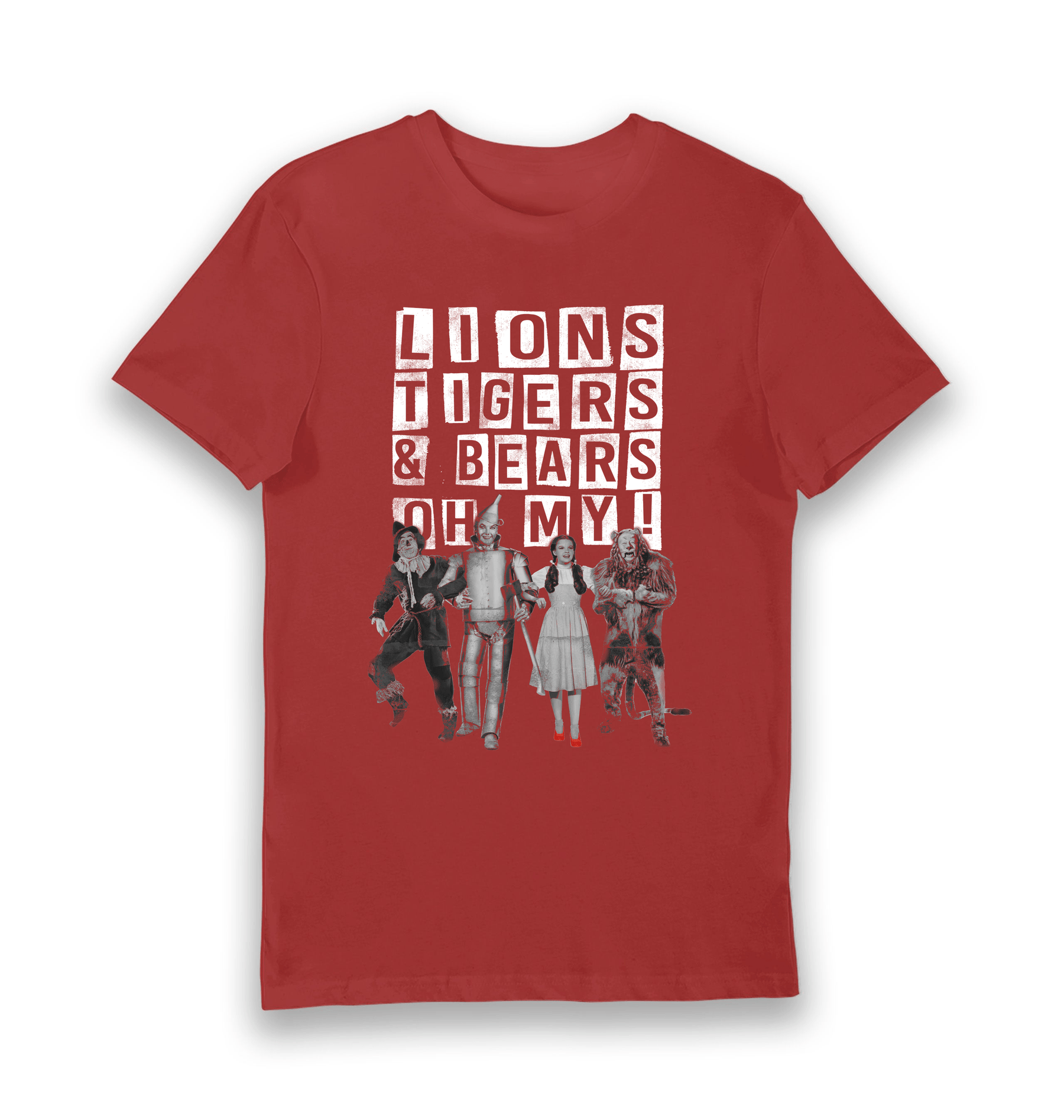 Red Printed T-shirt Front