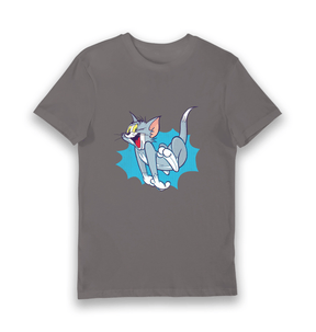 Charcoal Printed T-shirt Front