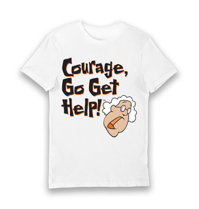 White Printed T-shirt Front