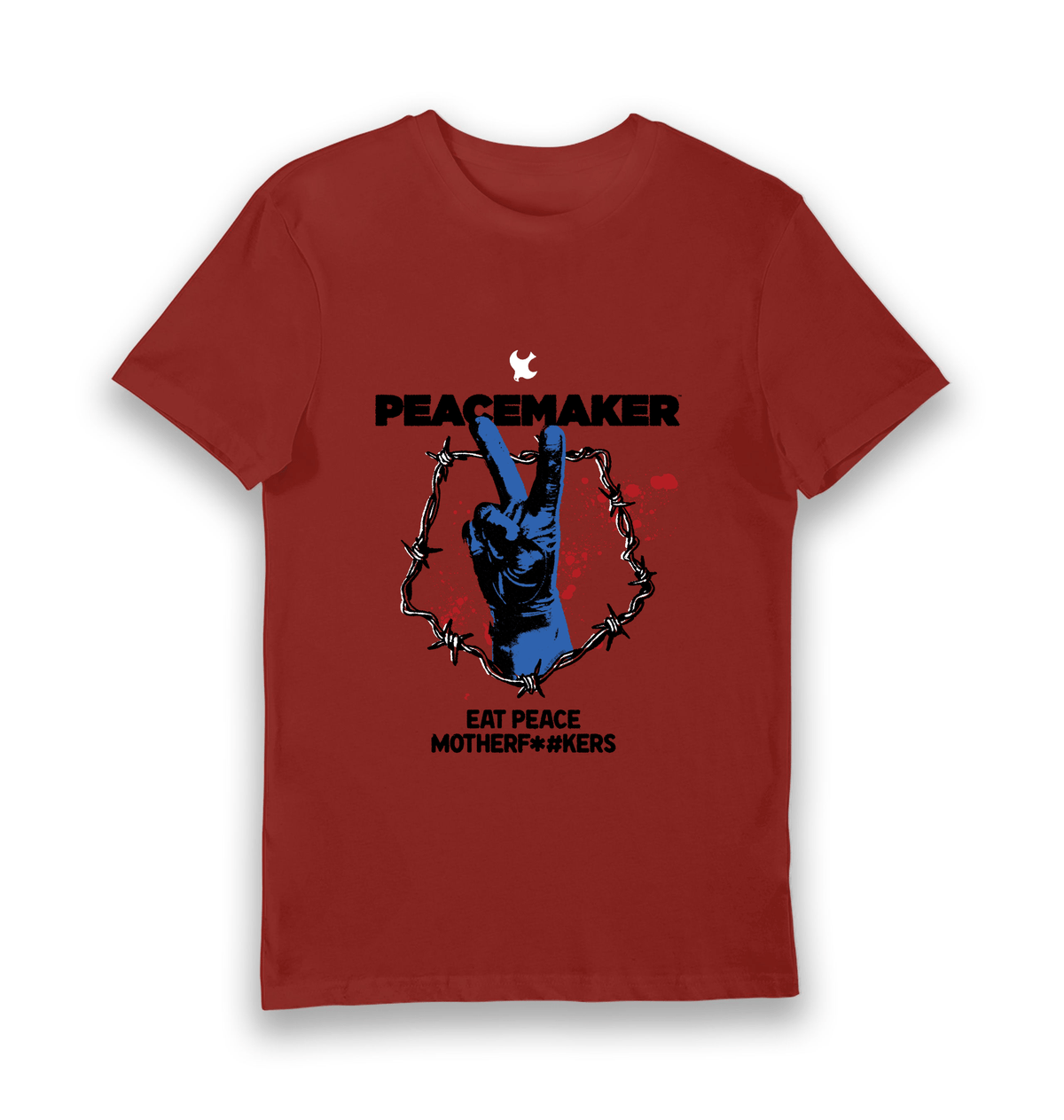 Brick Red Printed T-shirt Front
