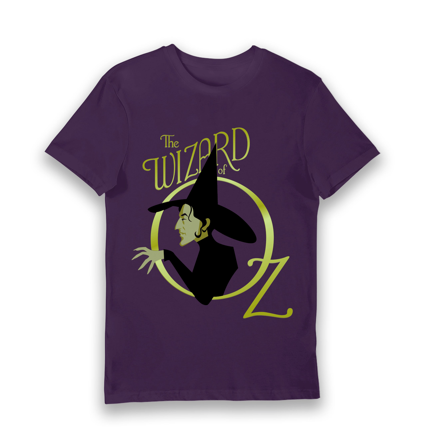Purple Printed T-shirt Front