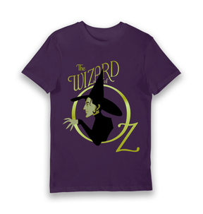 Purple Printed T-shirt Front