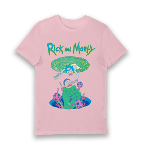 Pink Printed T-shirt Front