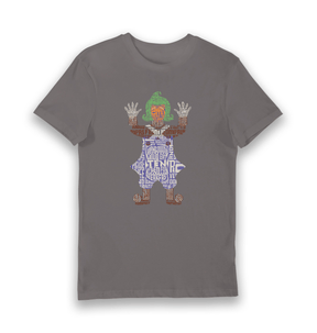 Charcoal Printed T-shirt Front