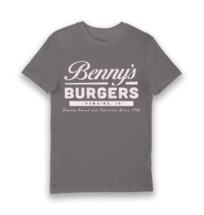 Charcoal Printed T-shirt Front