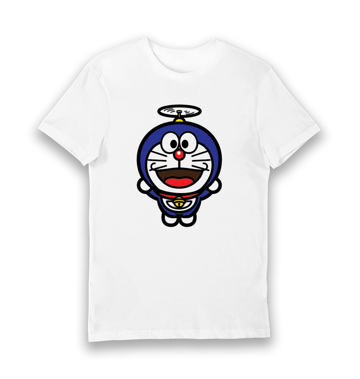 White Printed T-shirt Front