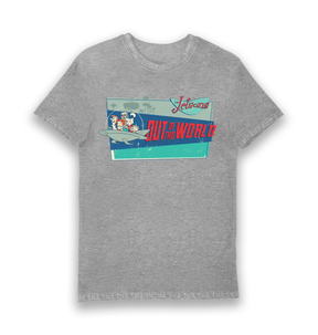 Sports Grey Printed T-shirt Front