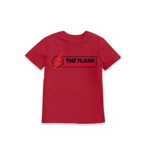 Red Printed Kids T-Shirt Front