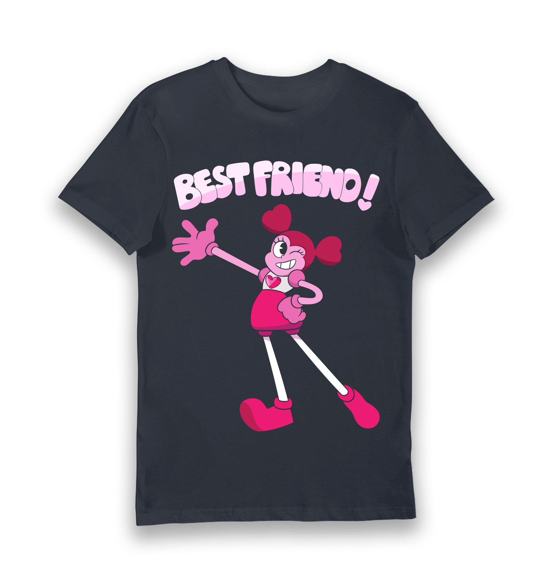 Navy Printed T-shirt Front