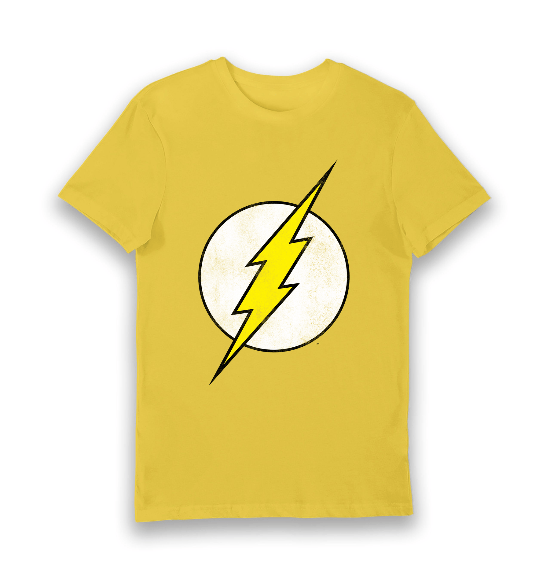Yellow Printed T-shirt Front