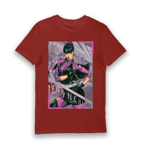 Brick Red Printed T-shirt Front